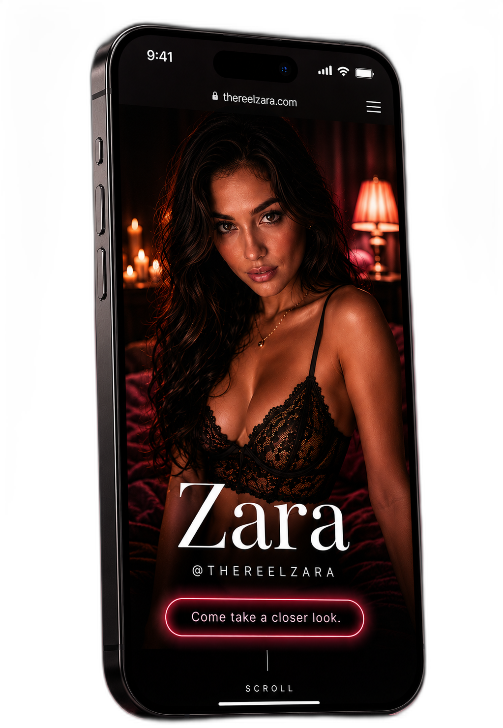 Zara — creator page on iPhone